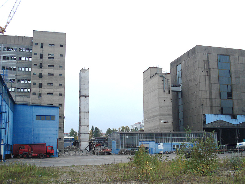 Rückbau des Siemens Kohlekraftwerks (Berlin-Lichtenberg, Deutschland)